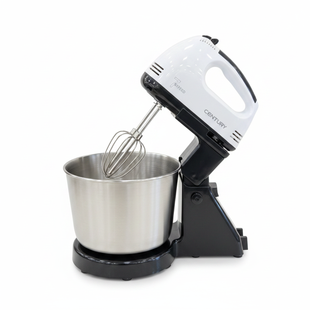 Century Stand Mixer PowerFull 7 velocidades con bowl de acero inoxidable